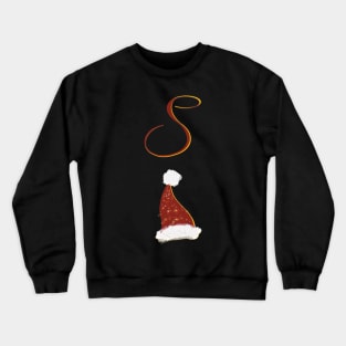 Santa Christmas Playing Card (B) Crewneck Sweatshirt